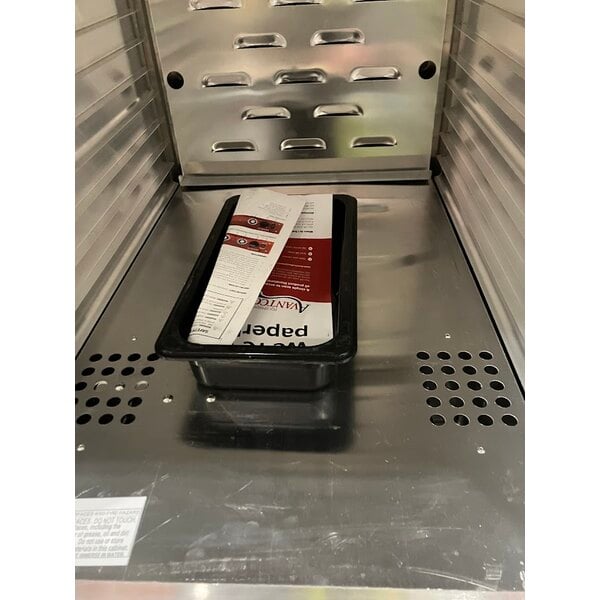 Scratch and Dent Avantco HTIS-1812 Undercounter Half Size Insulated Heated Holding Cabinet with Solid Door - 120V