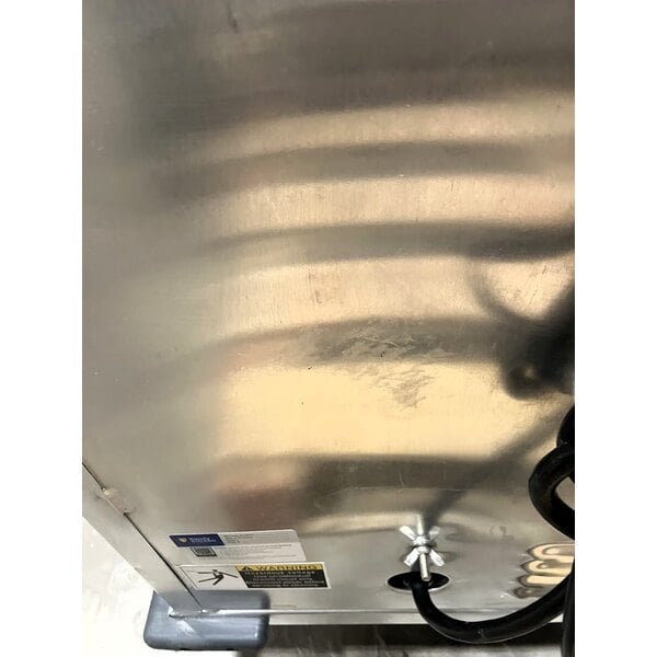 Scratch and Dent Avantco HTIS-1812 Undercounter Half Size Insulated Heated Holding Cabinet with Solid Door - 120V