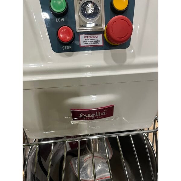 Scratch and Dent Estella SM20 20 Qt. / 28 lb. Two-Speed Spiral Dough Mixer - 120V, 2 HP