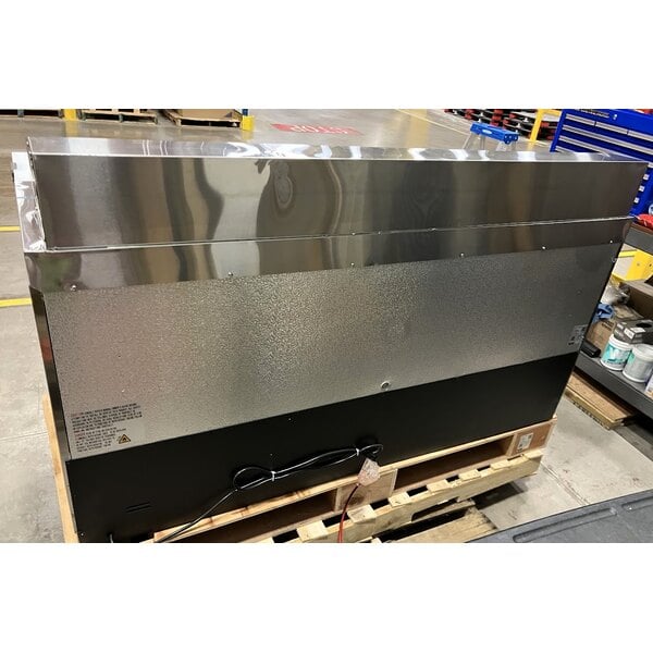 Scratch and Dent Avantco ZPT-71-FB-HC 71" 3 Door Front Breathing Cutting Top Refrigerated Sandwich Prep Table