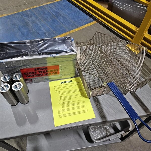 Scratch and Dent Imperial Range IFS-50NG Natural Gas 50 lb. Tube Fired Fryer - 140,000 BTU