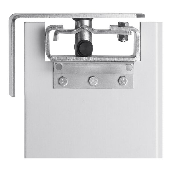 Scratch and Dent Regency Single Aluminum Swinging Traffic Door with 9" x 14" Window - 30" x 84" Door Opening