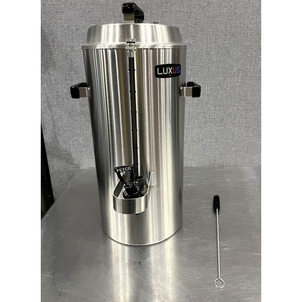 Scratch and Dent Fetco TPD-30 Luxus Stainless Steel 3 Gallon Coffee Dispenser