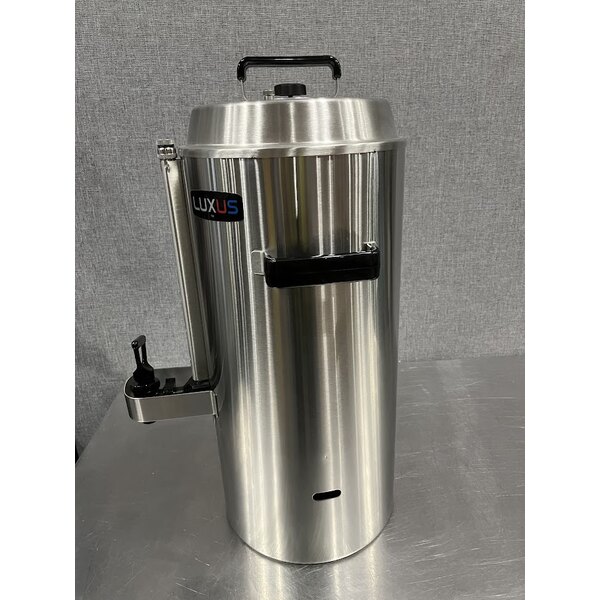 Scratch and Dent Fetco TPD-30 Luxus Stainless Steel 3 Gallon Coffee Dispenser