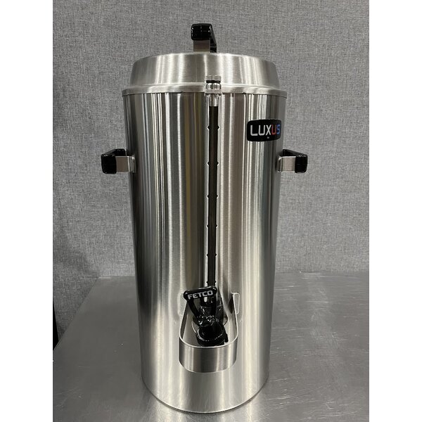 Scratch and Dent Fetco TPD-30 Luxus Stainless Steel 3 Gallon Coffee Dispenser