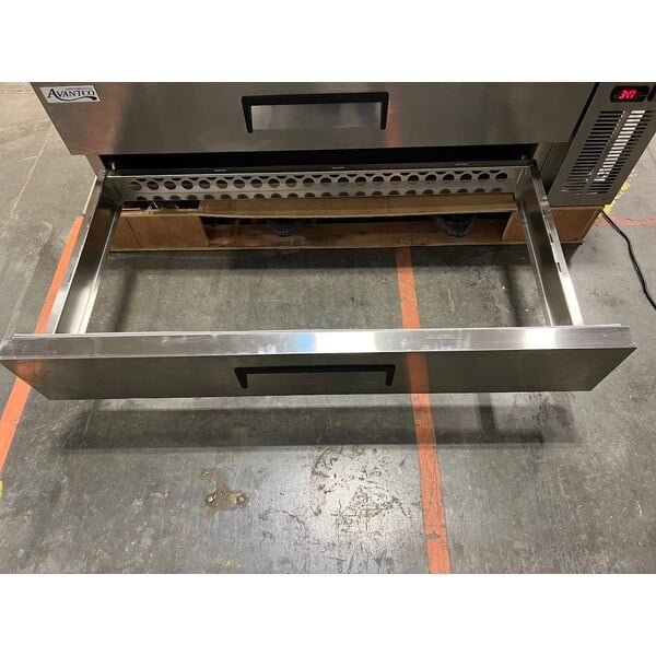 Scratch and Dent Avantco CBE-60-HC 60" 2 Drawer Refrigerated Chef Base