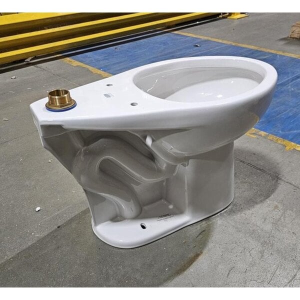 Scratch and Dent Zurn Elkay One Z.WC4.AS.TM Sensor Toilet System with ADA Height Floor Mounted Toilet and Top Mount Flush Valve - 1.28 GPF