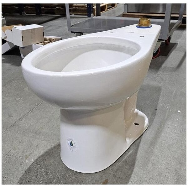 Scratch and Dent Zurn Elkay One Z.WC4.AS.TM Sensor Toilet System with ADA Height Floor Mounted Toilet and Top Mount Flush Valve - 1.28 GPF