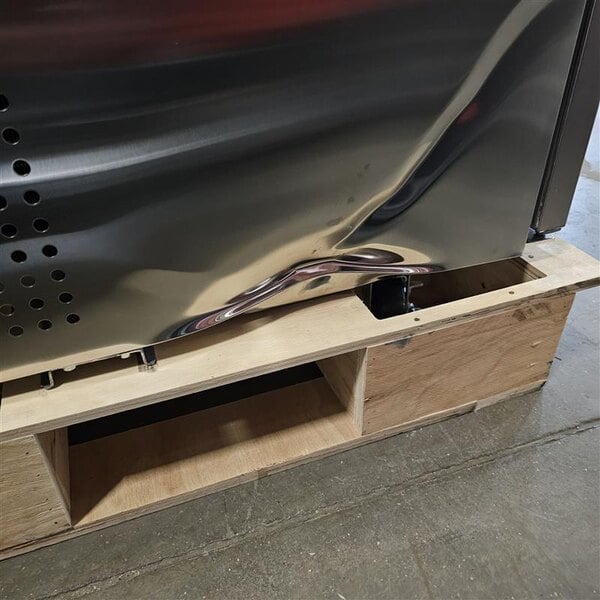 Scratch and Dent Avantco SS-WT-48F-HC Two Door Worktop Freezer with 3 1/2" Backsplash