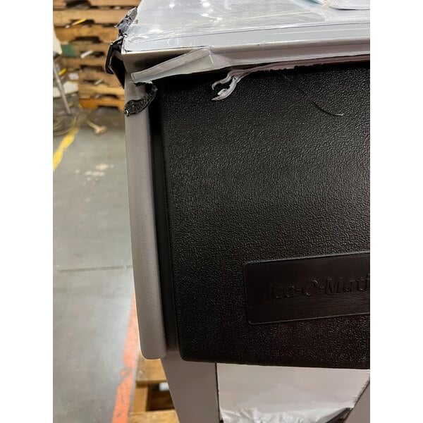 Scratch and Dent Ice-O-Matic ICEU220HA 24 1/2" Air Cooled Undercounter Half Dice Cube Ice Machine with 70 lb. Bin - 115V; 238 lb.