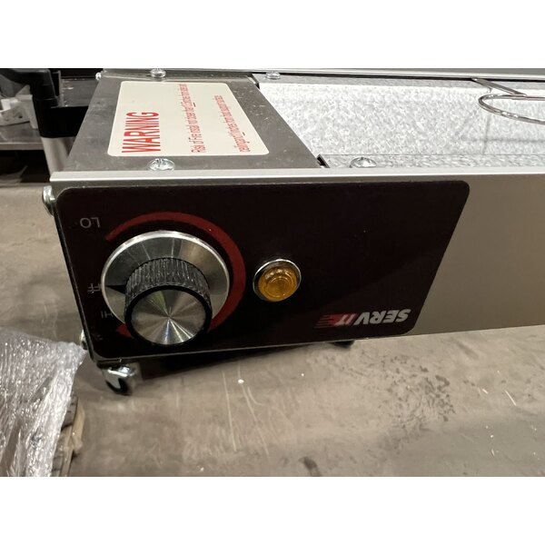 Scratch and Dent ServIt 60" Double Strip Warmer with Dual Adjustable Infinite Controls - 120V, 2,200W