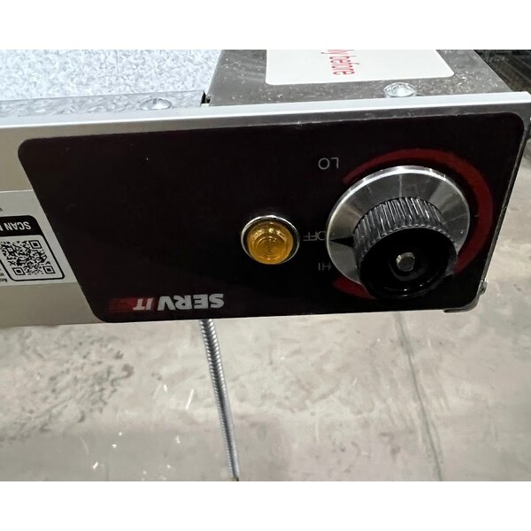 Scratch and Dent ServIt 60" Double Strip Warmer with Dual Adjustable Infinite Controls - 120V, 2,200W