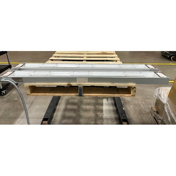 Scratch and Dent ServIt 60" Double Strip Warmer with Dual Adjustable Infinite Controls - 120V, 2,200W