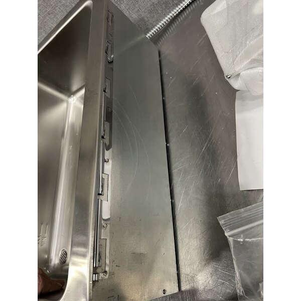 Scratch and Dent Avantco TM-12A Top Mount Drop-In Full Size Hot Food Well with Round Inside Corners and Drain - 120V, 1,500W