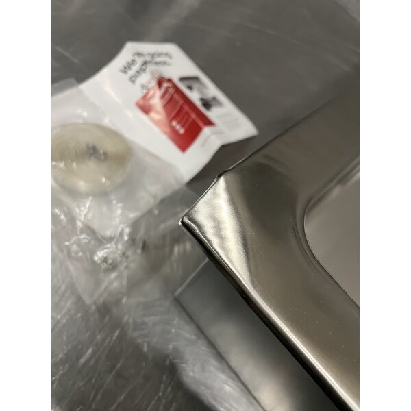 Scratch and Dent Avantco TM-12A Top Mount Drop-In Full Size Hot Food Well with Round Inside Corners and Drain - 120V, 1,500W