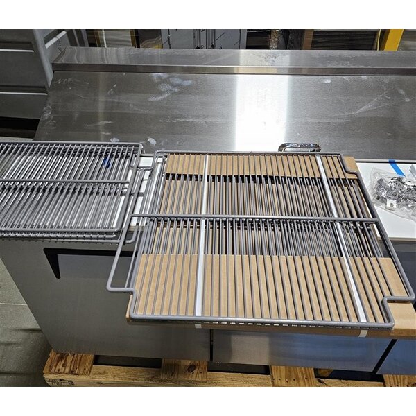 Scratch and Dent True TSSU-72-18-HC 72 3/8" 3 Door Refrigerated Sandwich Prep Table