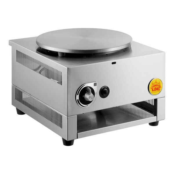 Scratch and Dent Carnival King GCM16LP 16" Liquid Propane Steel Crepe Maker- 22,000 BTU