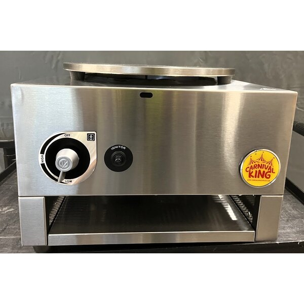 Scratch and Dent Carnival King GCM16LP 16" Liquid Propane Steel Crepe Maker- 22,000 BTU