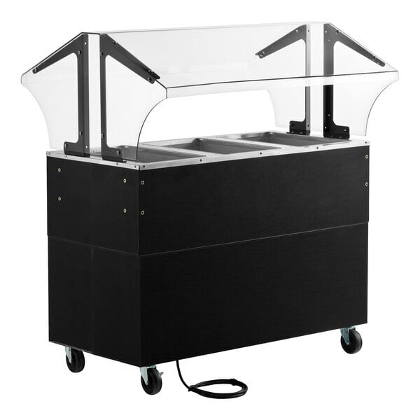 Scratch and Dent Advance Tabco B3-120-B-SB Three Pan Everyday Buffet Hot Food Table with Enclosed Base - Open Well, 120V