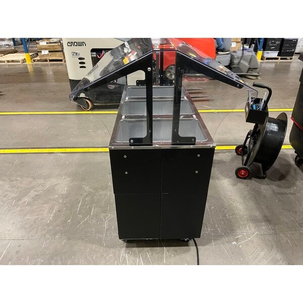 Scratch and Dent Advance Tabco B3-120-B-SB Three Pan Everyday Buffet Hot Food Table with Enclosed Base - Open Well, 120V