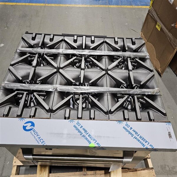 Scratch and Dent Garland G36-6C Natural Gas 6 Burner 36" Range with Convection Oven - 236,000 BTU