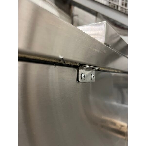 Scratch and Dent Avantco UDD-3-CT-S-6 Stainless Steel Kegerator / Beer Dispenser with (2) Triple Tap Tower and Club Top - (3) 1/2 Keg Capacity