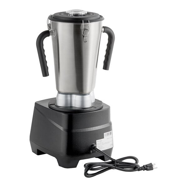 Scratch and Dent AvaMix BX1GRGT 3 3/4 hp 1 Gallon Stainless Steel Heavy Duty Commercial Food Blender with Timer - 120V