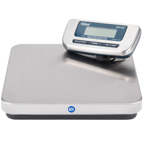 Scratch and Dent Edlund EPZ-20 20 lb. Digital Pizza Scale with Remote Display