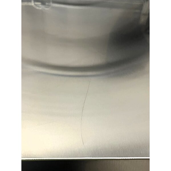 Scratch and Dent Avantco SS-WT-60R-HC 60" Two Door Worktop Refrigerator with 3 1/2" Backsplash