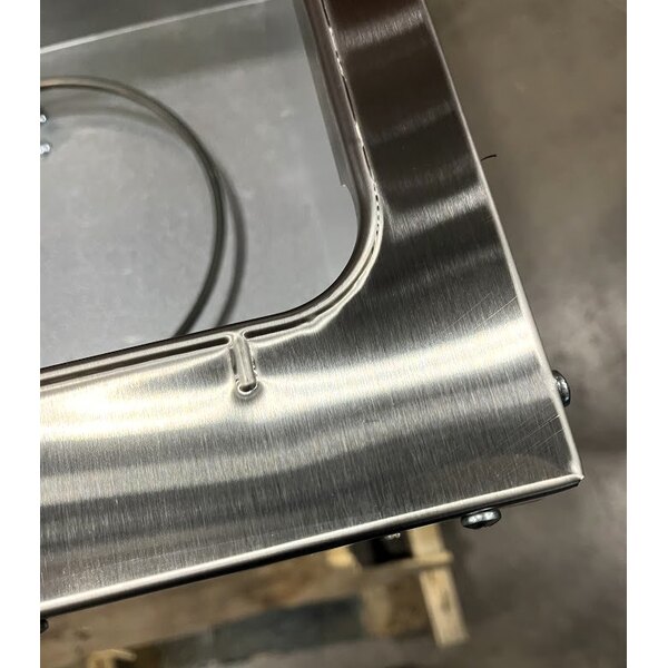 Scratch and Dent Advance Tabco HF-3E-120 Three Pan Electric Steam Table with Undershelf - Open Well, 120V