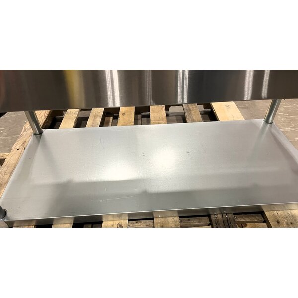 Scratch and Dent Advance Tabco HF-3E-120 Three Pan Electric Steam Table with Undershelf - Open Well, 120V