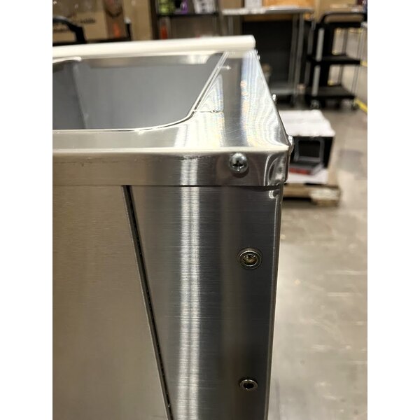 Scratch and Dent Advance Tabco HF-3E-120 Three Pan Electric Steam Table with Undershelf - Open Well, 120V