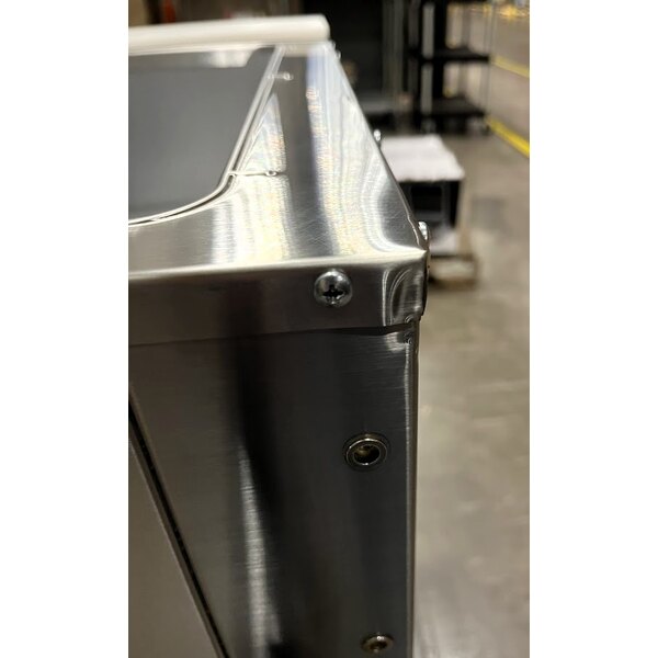 Scratch and Dent Advance Tabco HF-3E-120 Three Pan Electric Steam Table with Undershelf - Open Well, 120V