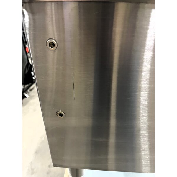 Scratch and Dent Advance Tabco HF-3E-120 Three Pan Electric Steam Table with Undershelf - Open Well, 120V