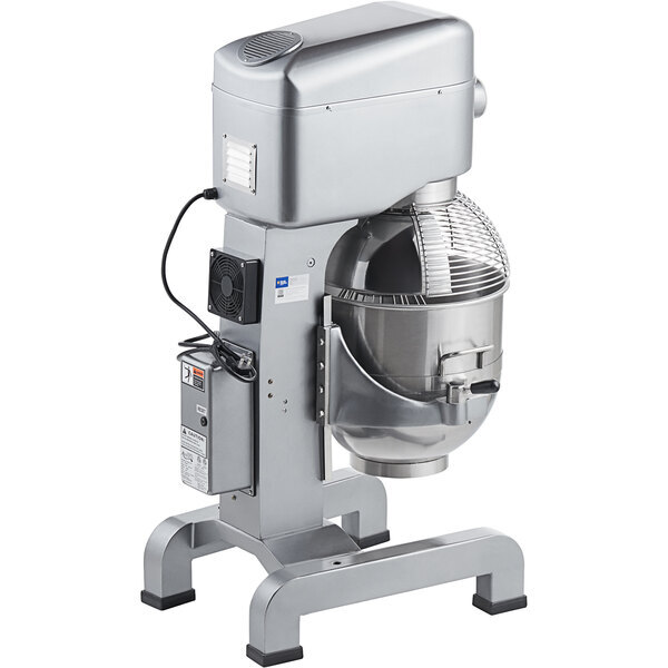 Scratch and Dent Avantco MX40H 40 Qt. Planetary Floor Mixer with Guard & Standard Accessories - 240V, 2 hp