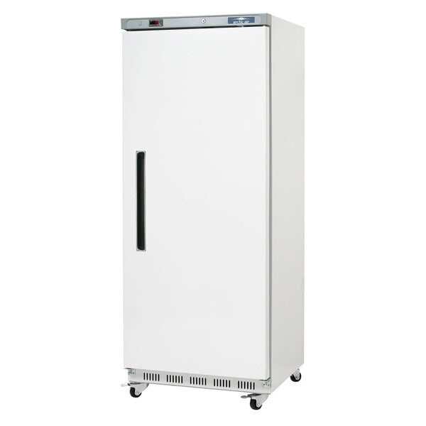 Scratch and Dent Arctic Air AWF25 White Single Door Reach In Freezer - 25 cu. ft.