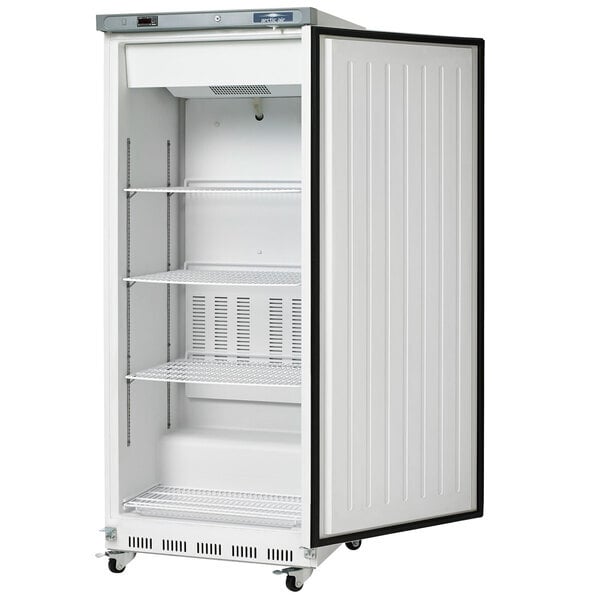 Scratch and Dent Arctic Air AWF25 White Single Door Reach In Freezer - 25 cu. ft.