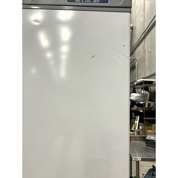 Scratch and Dent Arctic Air AWF25 White Single Door Reach In Freezer - 25 cu. ft.