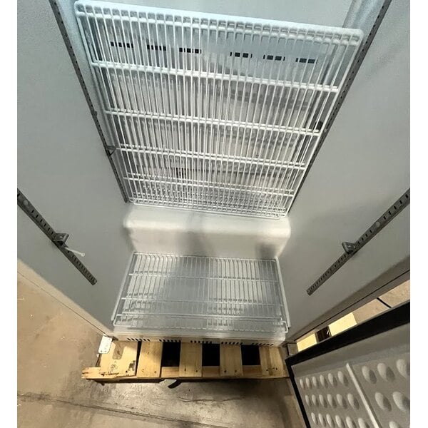 Scratch and Dent Arctic Air AWF25 White Single Door Reach In Freezer - 25 cu. ft.