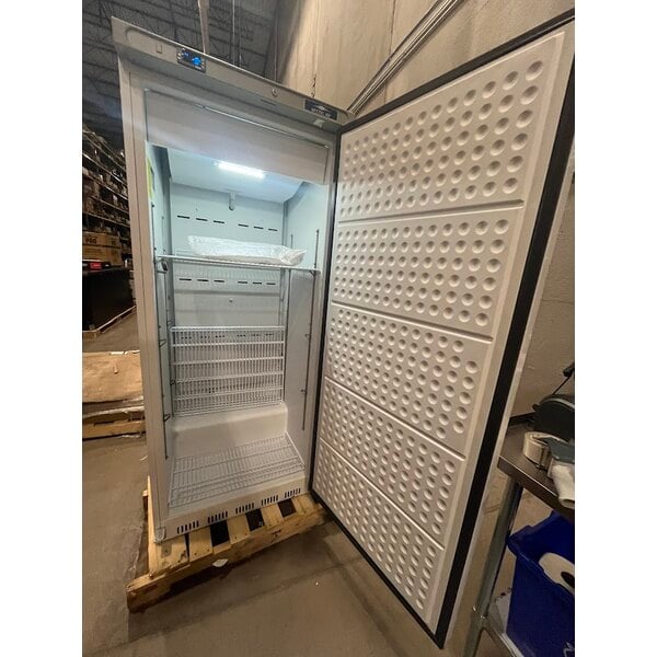 Scratch and Dent Arctic Air AWF25 White Single Door Reach In Freezer - 25 cu. ft.