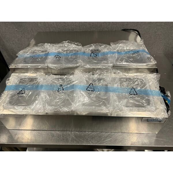 Scratch and Dent Avantco CPT-28-HC 28" Countertop Refrigerated Prep Rail