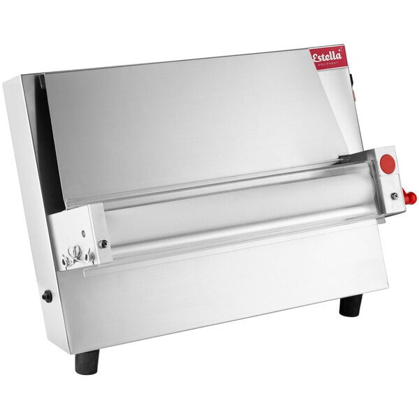 Scratch and Dent Estella EDS18S 18" Countertop One Stage Dough Sheeter - 120V, 1/2 HP