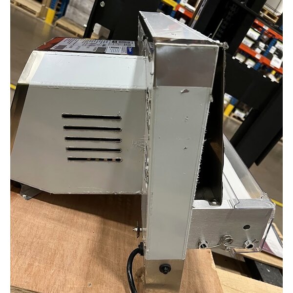 Scratch and Dent Estella EDS18S 18" Countertop One Stage Dough Sheeter - 120V, 1/2 HP