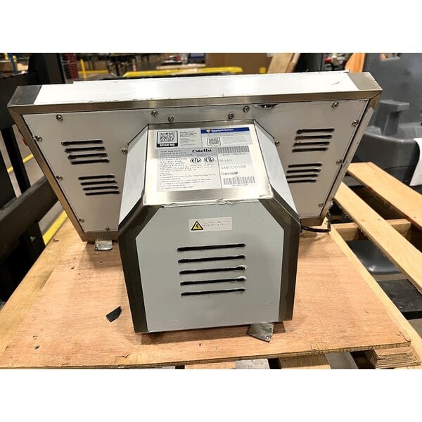 Scratch and Dent Estella EDS18S 18" Countertop One Stage Dough Sheeter - 120V, 1/2 HP