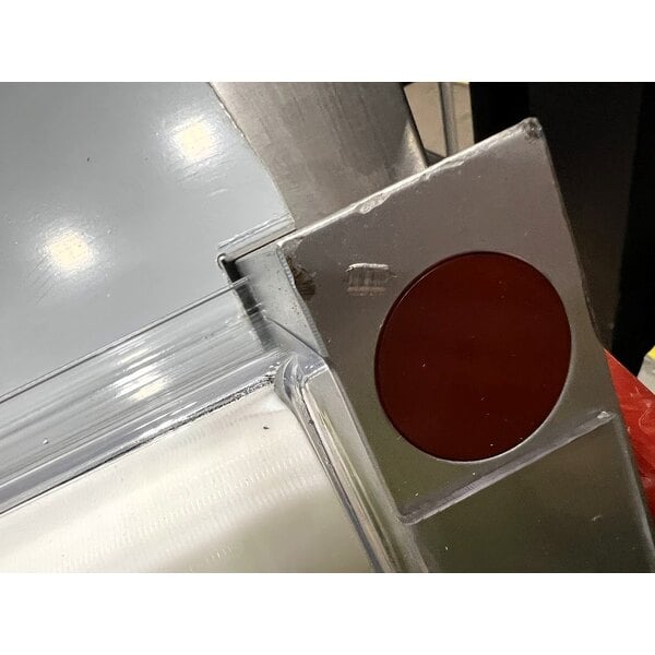 Scratch and Dent Estella EDS18S 18" Countertop One Stage Dough Sheeter - 120V, 1/2 HP