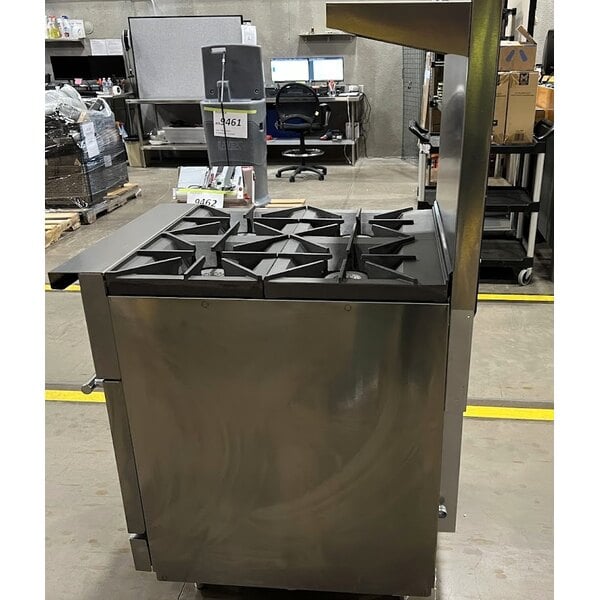 Scratch and Dent Vulcan 24S-4BN Endurance Natural Gas 4 Burner 24" Range with Standard Oven Base - 143,000 BTU