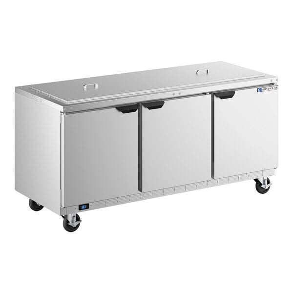 Scratch and Dent Beverage-Air SPE72HC-S 72" Stainless Steel Refrigerated Salad Bar / Cold Food Table
