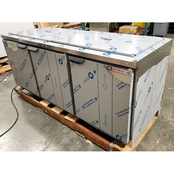 Scratch and Dent Beverage-Air SPE72HC-S 72" Stainless Steel Refrigerated Salad Bar / Cold Food Table