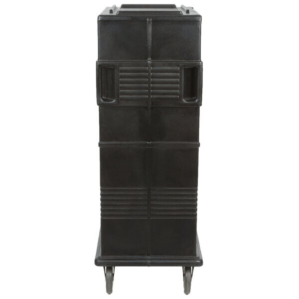 Scratch and Dent Cambro UPC800110 Ultra Camcart® Black Insulated Food Pan Carrier - Holds 12 Pans