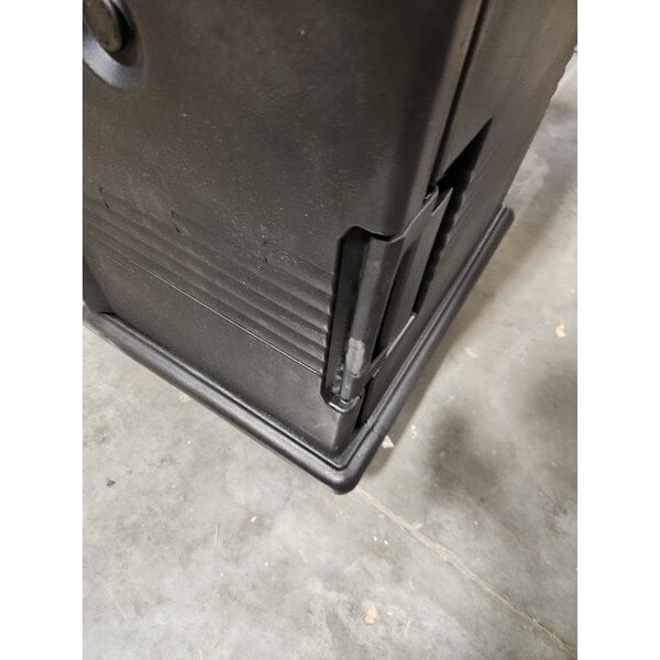 Scratch and Dent Cambro UPC800110 Ultra Camcart® Black Insulated Food Pan Carrier - Holds 12 Pans